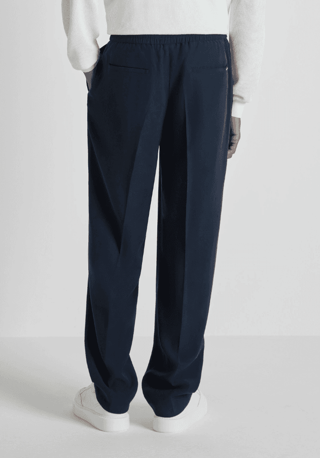 Antony Morato pantalone relaxed fit uomo blue marine - 4