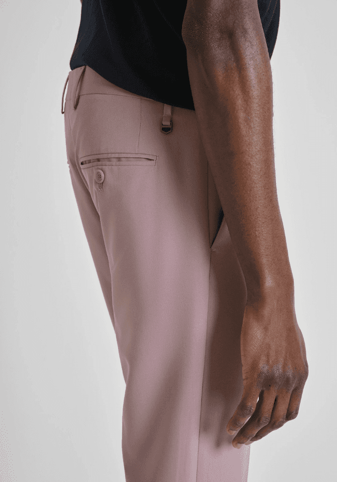 Antony Morato pantalone misto viscosa uomo rosa - 5