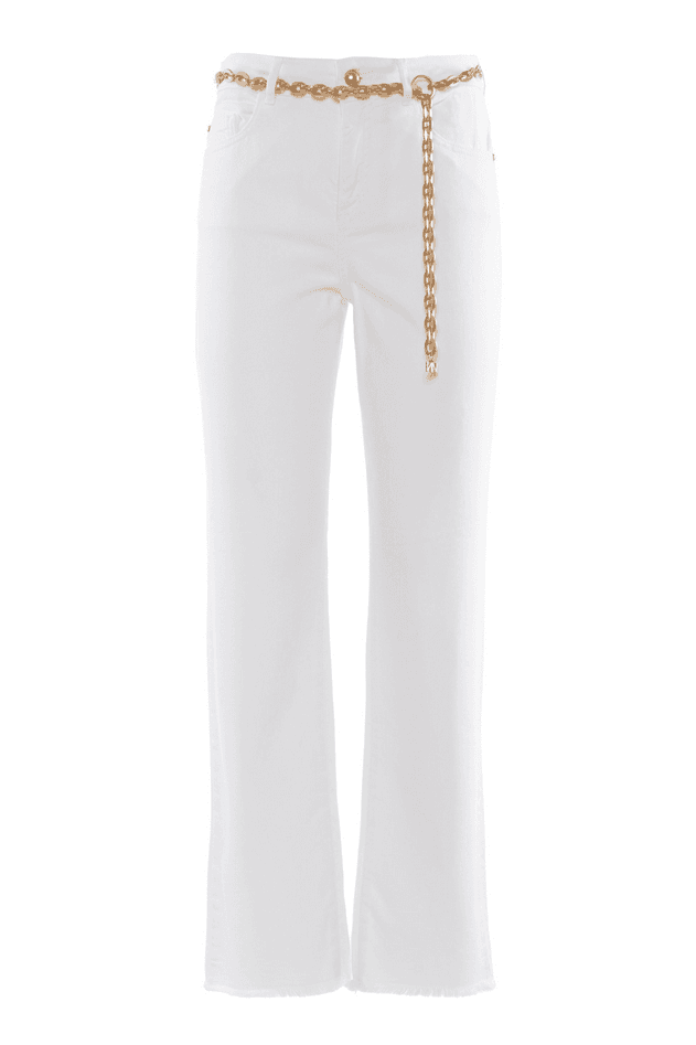 NENETTE pantalone donna avorio - 5