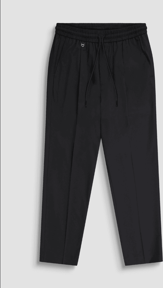 Antony Morato pantalone misto viscosa uomo nero - 3