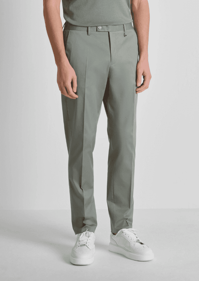 Antony Morato pantalone regular fit uomo verde agave - 2