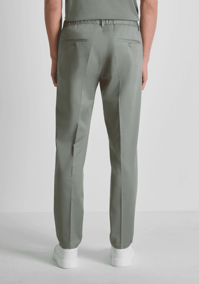Antony Morato pantalone regular fit uomo verde agave - 4
