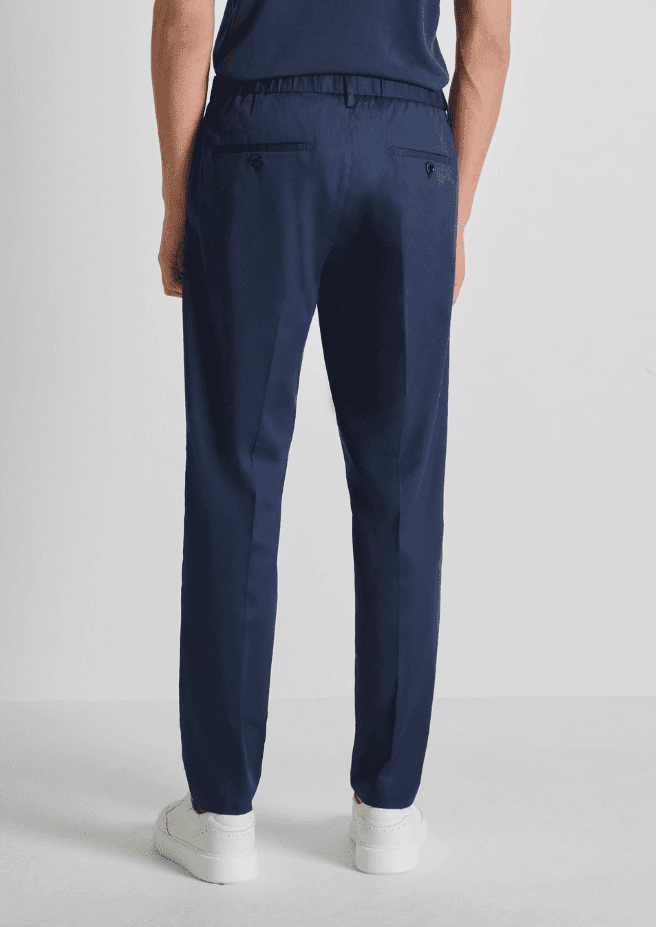Antony Morato pantalone regular fit uomo blu chiaro - 4