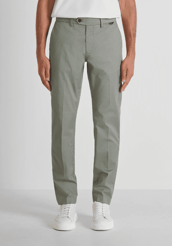 Antony Morato pantalone slim fit uomo verde agave - 5