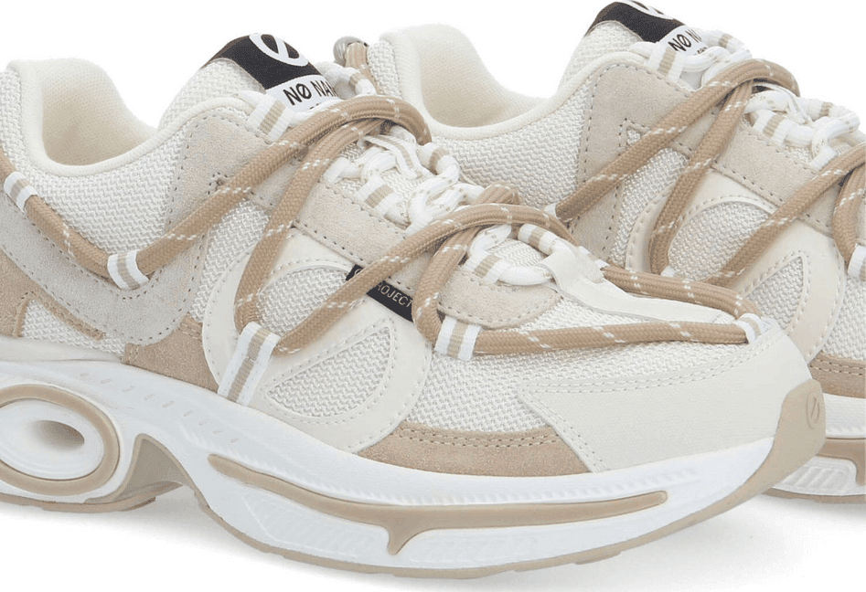 NO NAME scarpa donna beige - 4