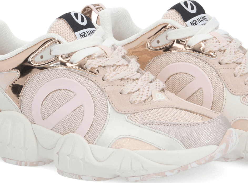 NO NAME scarpa donna rosa/oro - 2