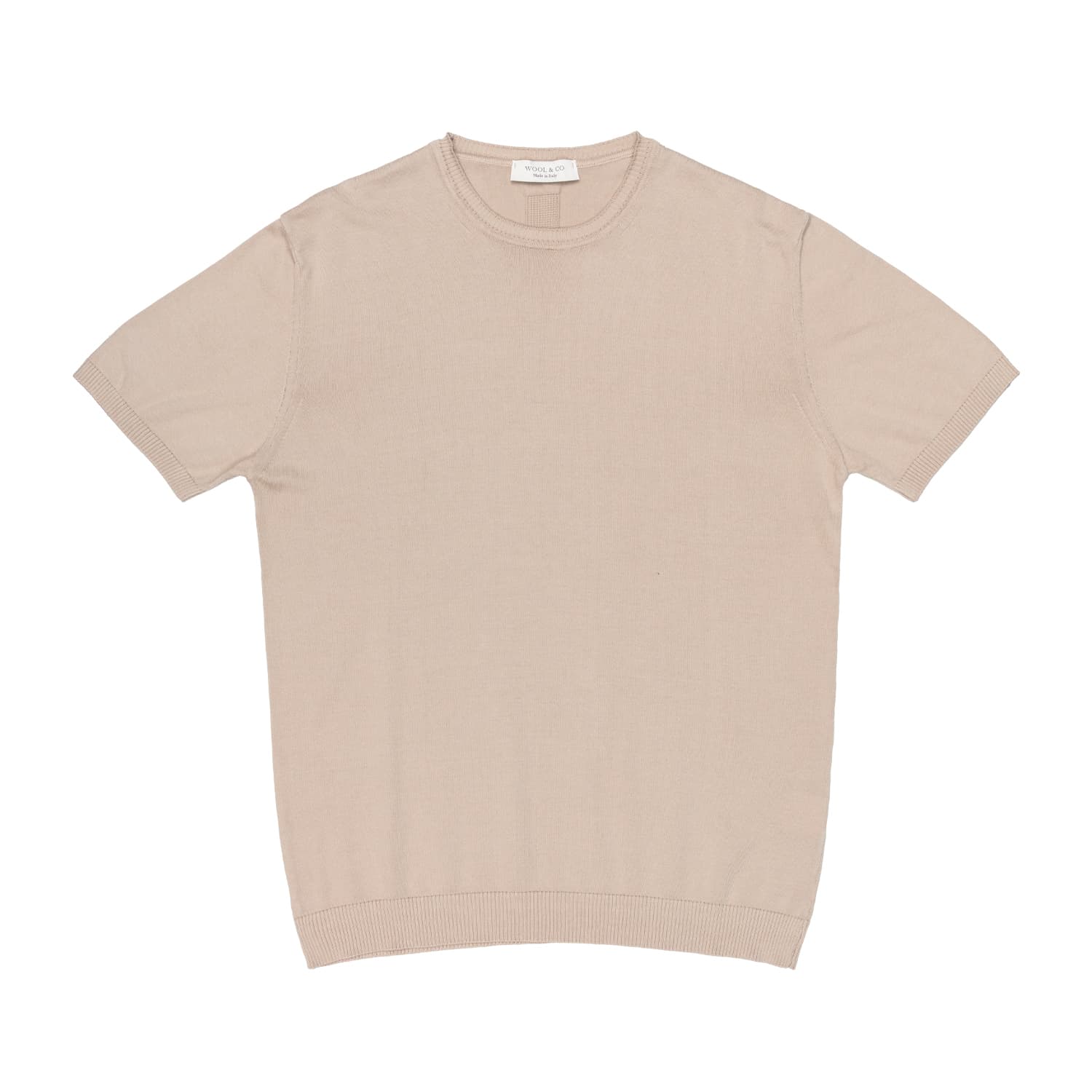 WOOL &amp; CO Maglia MM Uomo Wool &amp; Co Pettinato Corda - 4