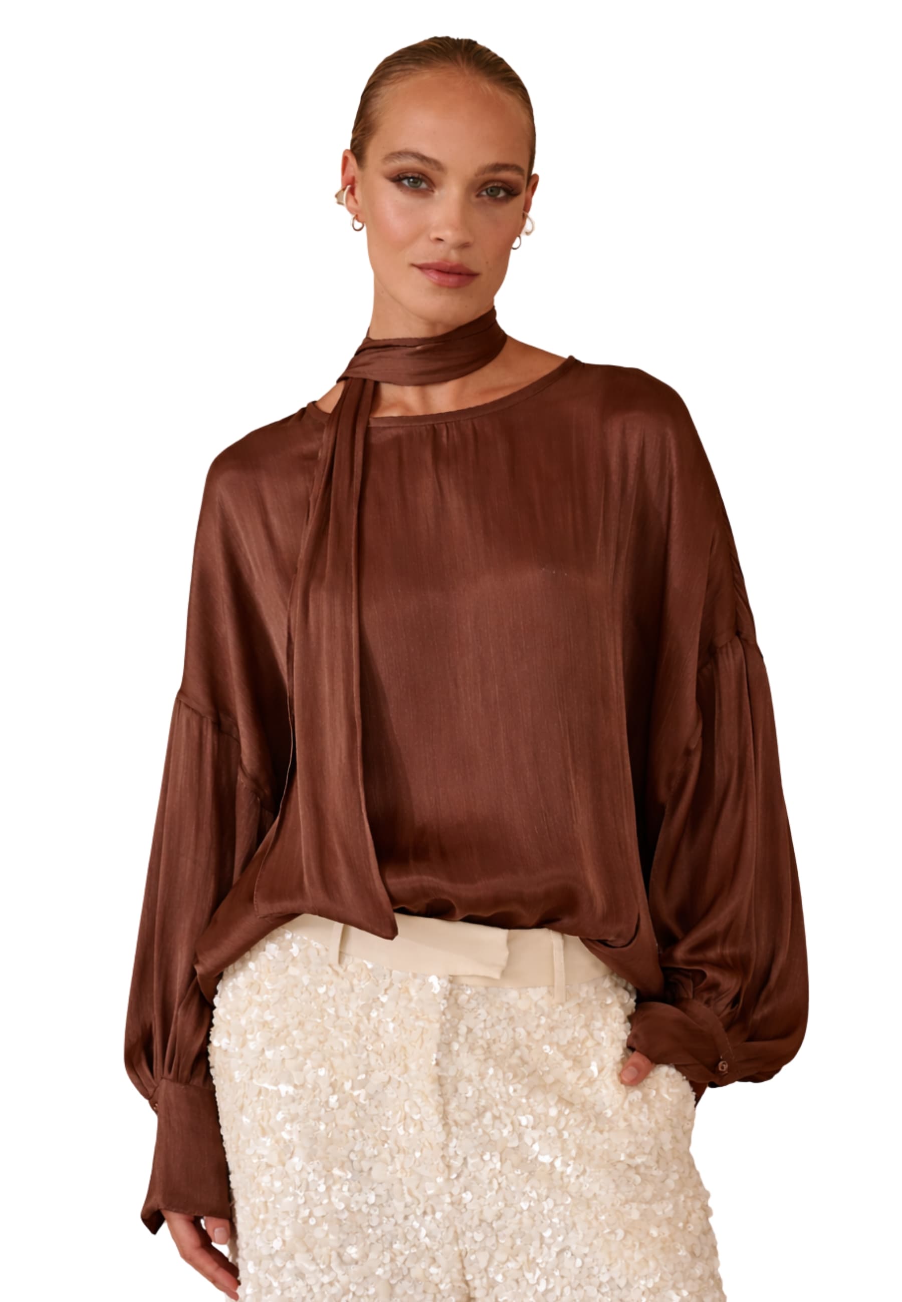 SOUVENIR blusa Donna  trasparente - 4