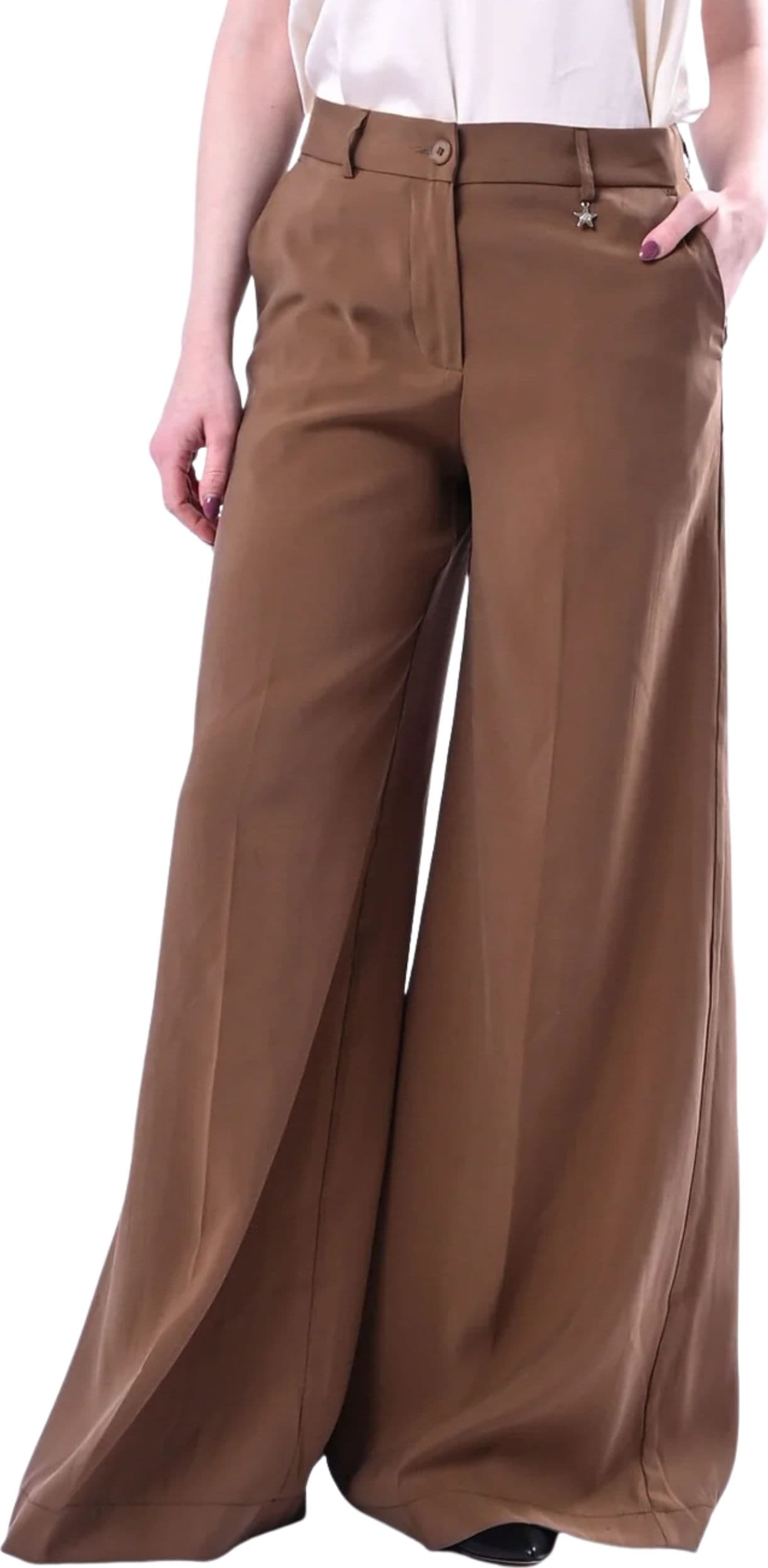 SOUVENIR pantalone Donna  a palazzo - 4