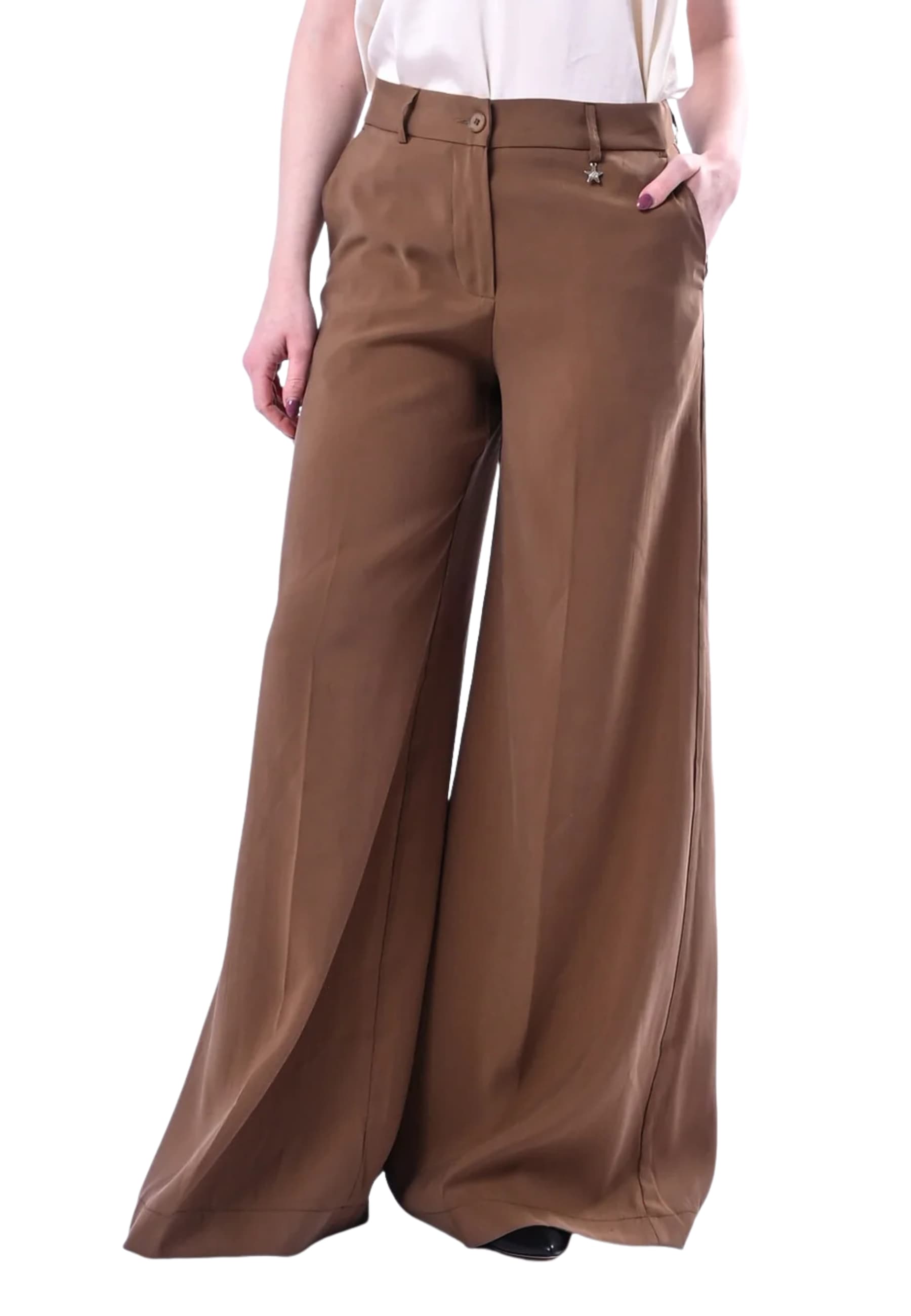 SOUVENIR pantalone Donna  a palazzo - 4