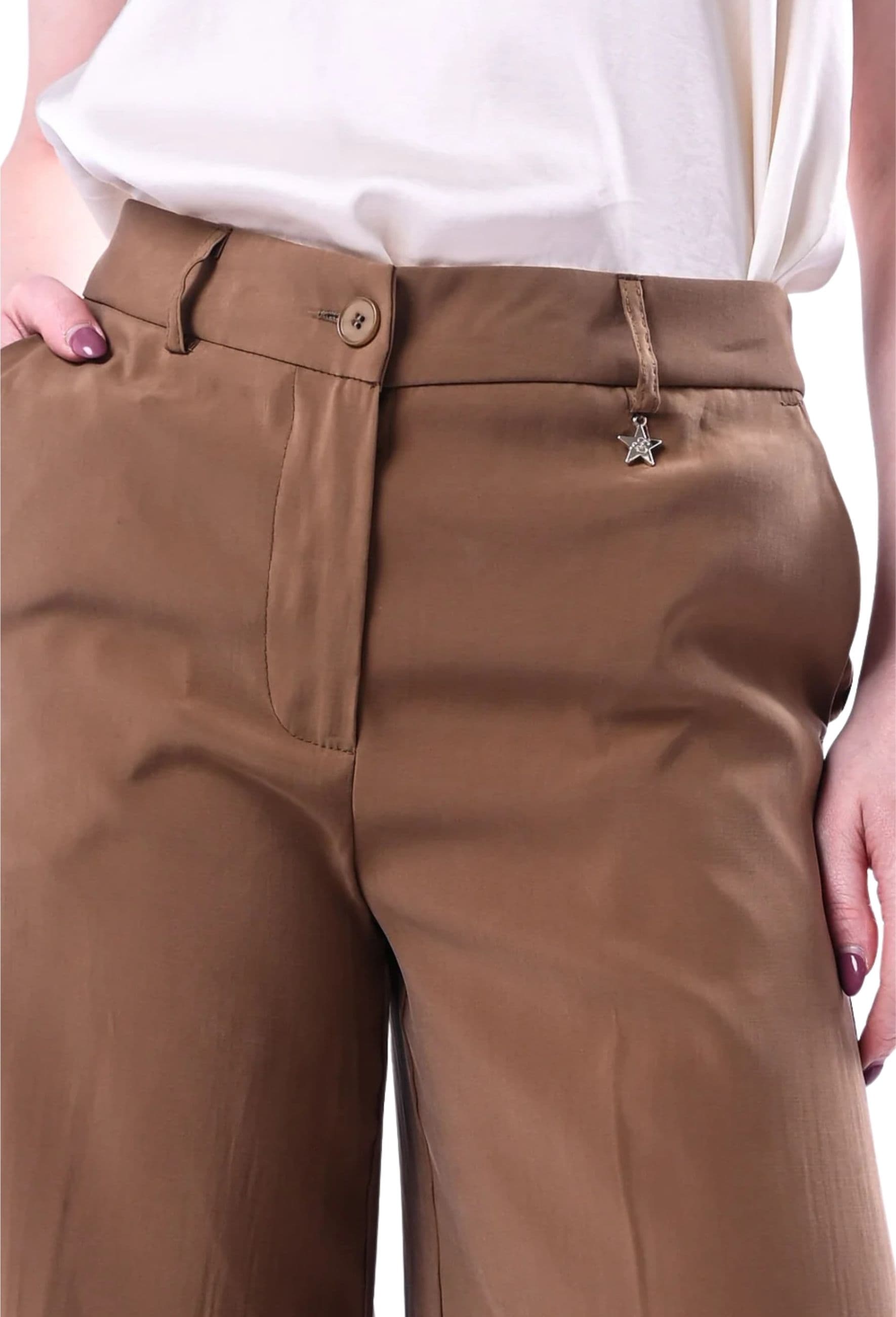 SOUVENIR pantalone Donna  a palazzo - 2