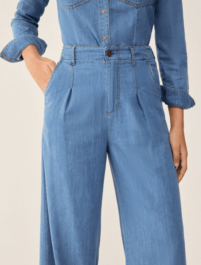 PENNYBLACK jeans ampi donna blu - 3