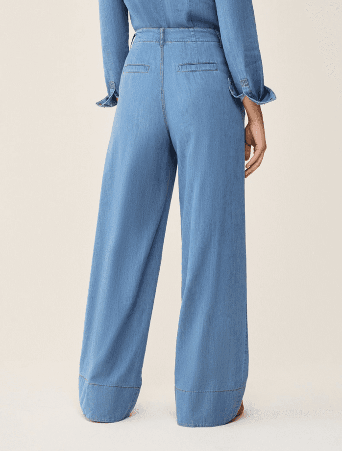 PENNYBLACK jeans ampi donna blu - 4