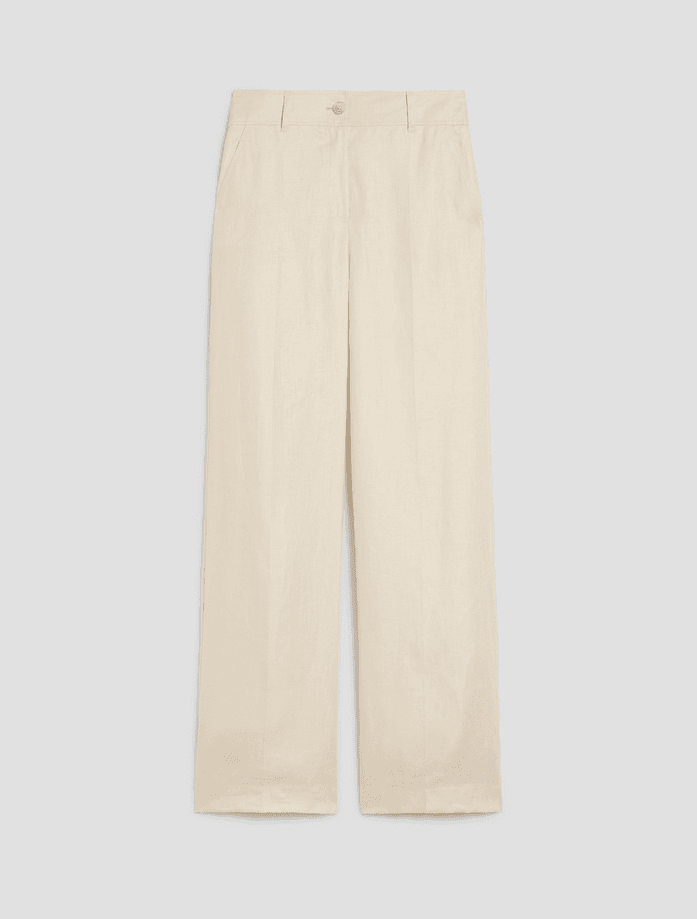 PENNYBLACK pantaloni ampi donna bianco lana - 7