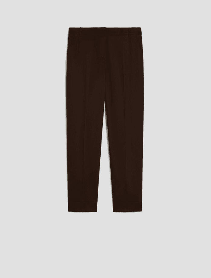 PENNYBLACK pantalone in raso donna cioccolato - 6