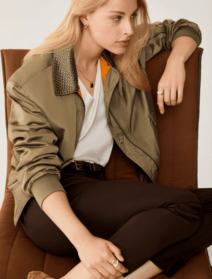 PENNYBLACK pantalone in raso donna cioccolato - 5