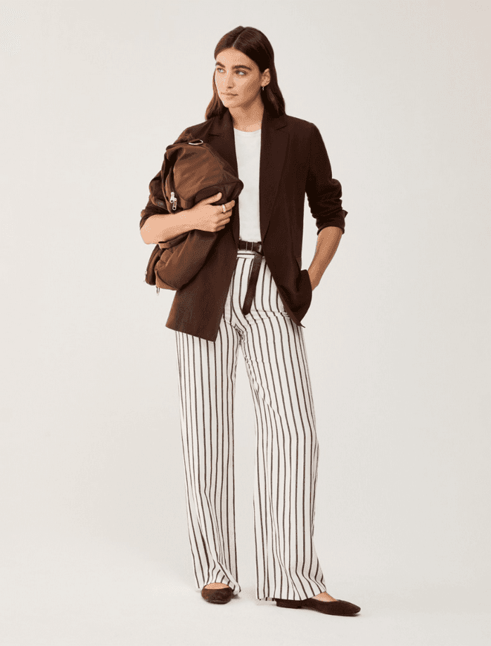 PENNYBLACK pantalone ampio donna avorio - 5