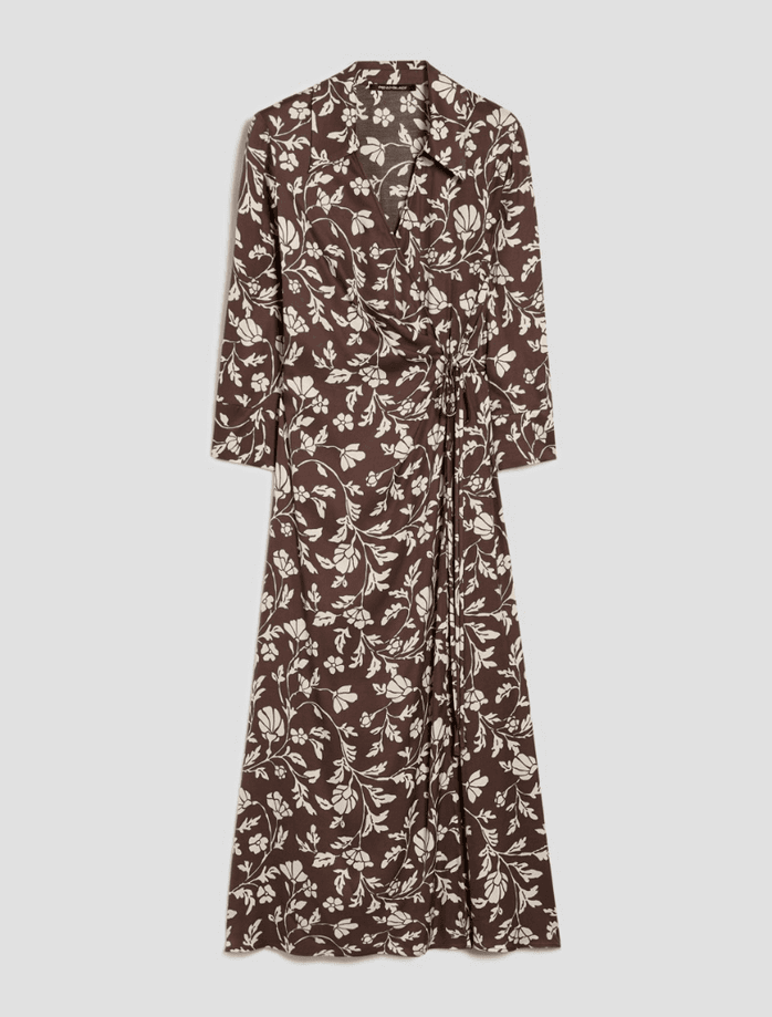 PENNYBLACK abito donna in twill cioccolato - 6