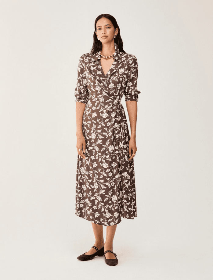 PENNYBLACK abito donna in twill cioccolato - 2