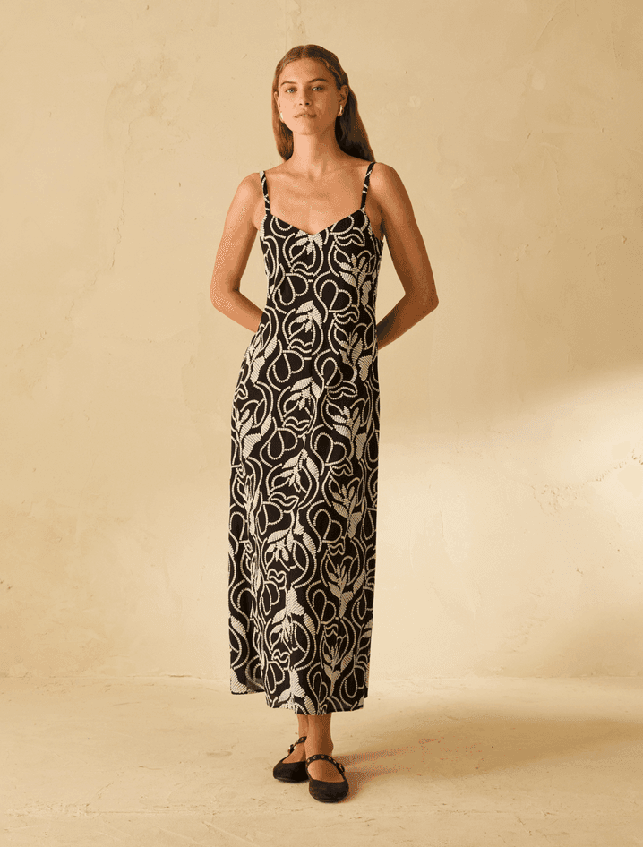 PENNYBLACK abito in mussola donna nero - 2