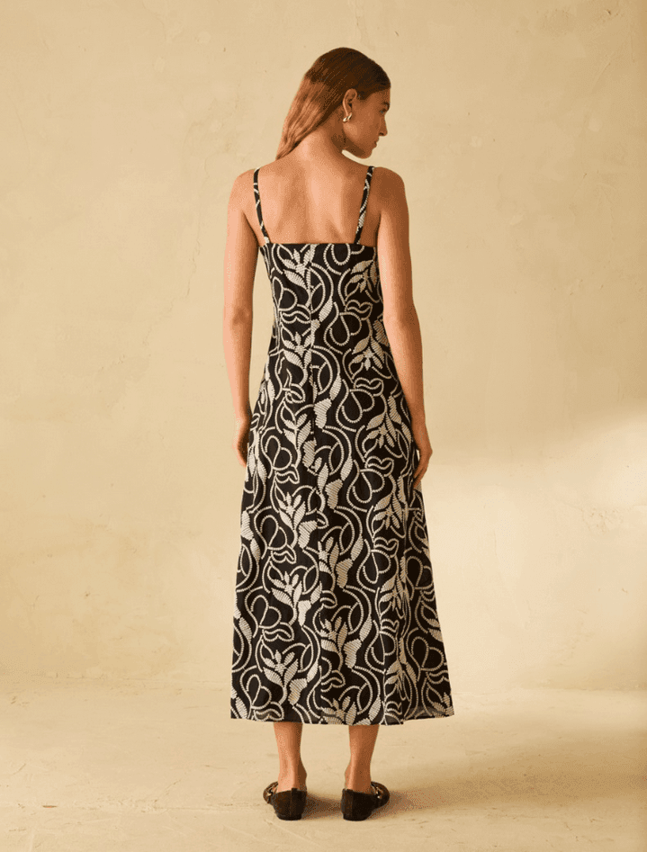 PENNYBLACK abito in mussola donna nero - 5