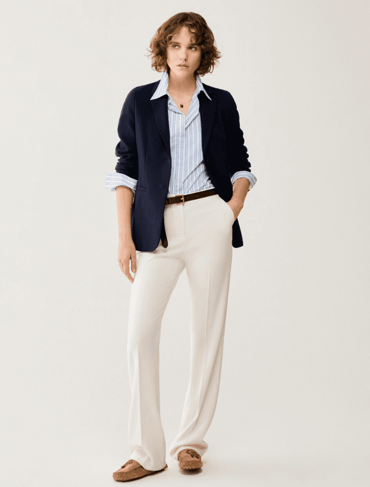 PENNYBLACK pantalone in cady donna avorio - 2