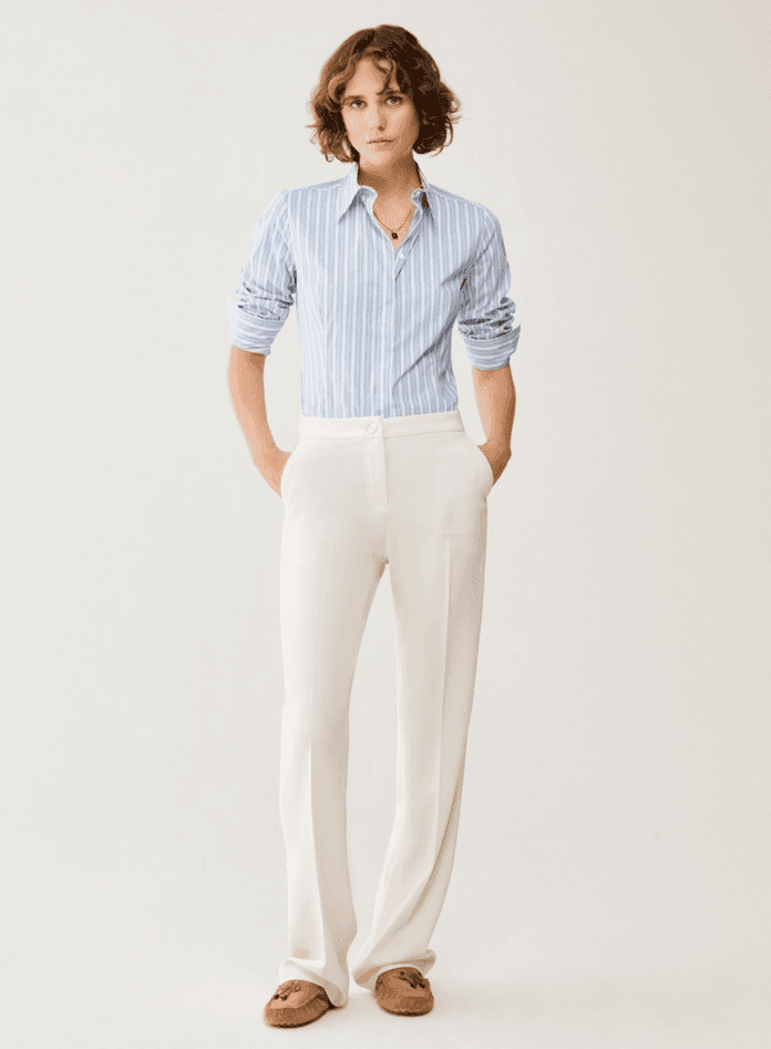 PENNYBLACK pantalone in cady donna avorio - 4