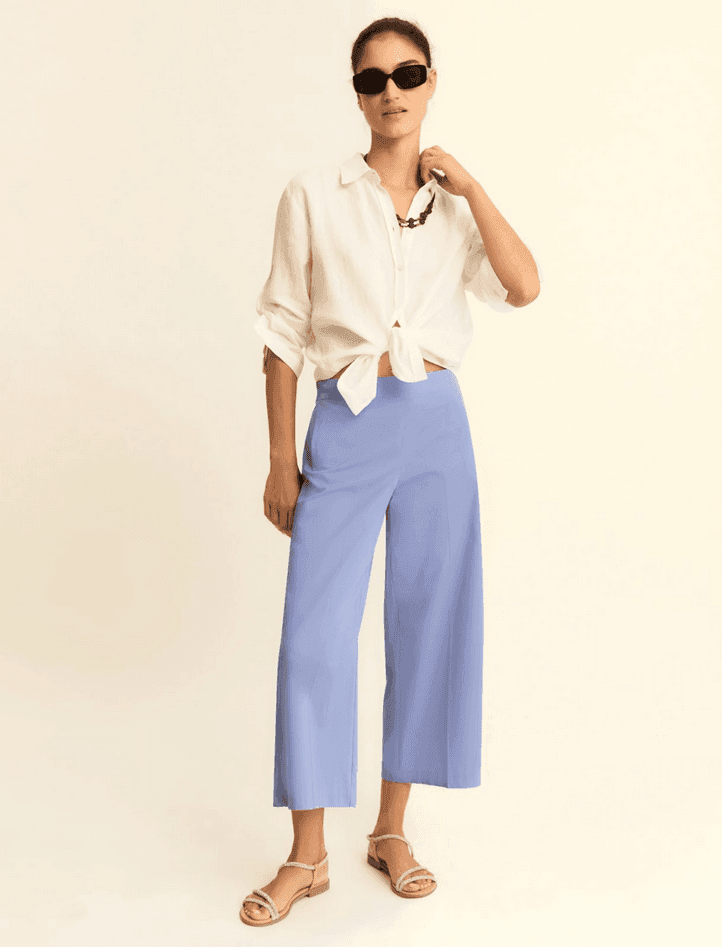 MARELLA pantalone in gabardina donna pervinca - 2