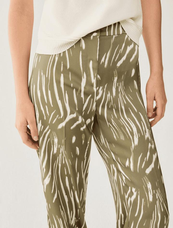 PENNYBLACK pantalone in doppio raso donna verde - 3
