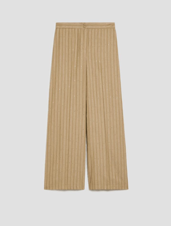 PENNYBLACK pantalone gessato donna salvia - 6