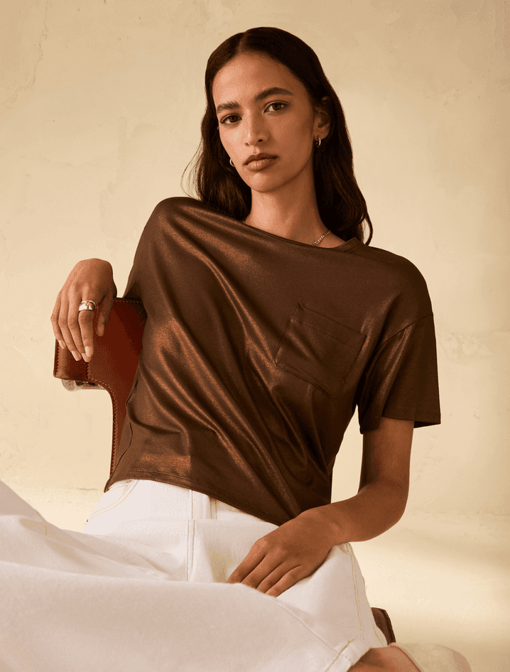 PENNYBLACK t-shirt donna caffe - 2