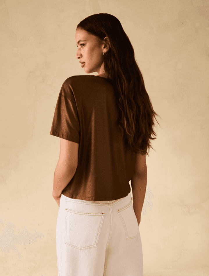 PENNYBLACK t-shirt donna caffe - 4