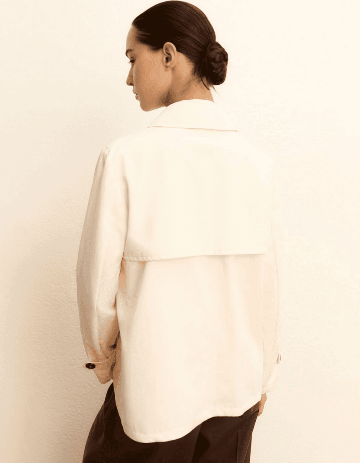 MARELLA trench doppiopetto donna bianco lana - 5