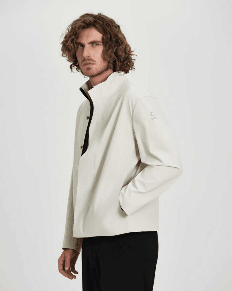 SUNS giubbotto uomo beige - 4