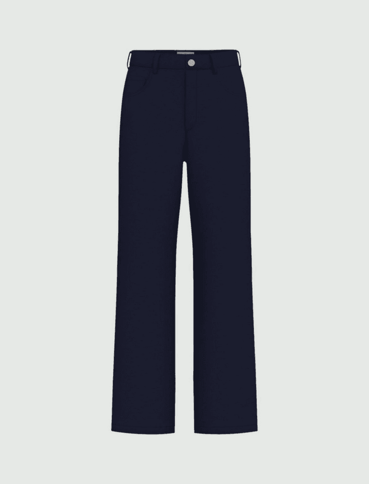 MARELLA pantalone dritto donna blu - 5