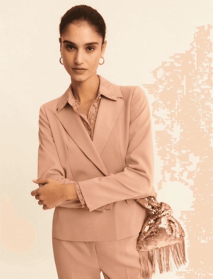 MARELLA giacca doppiopetto donna malva - 4
