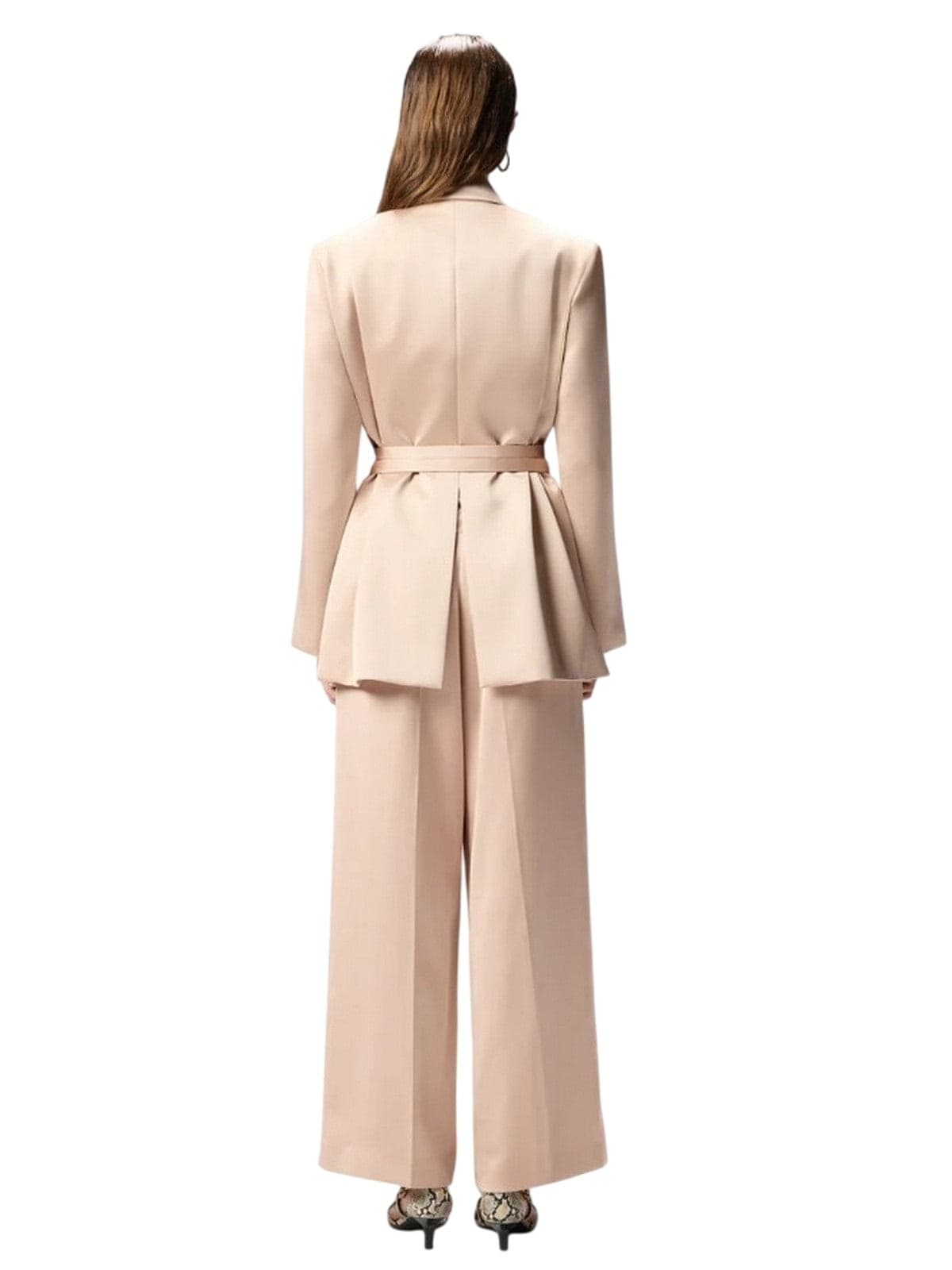 Pinko giacche donna pinko - rapa giacca satin - rosa - 5