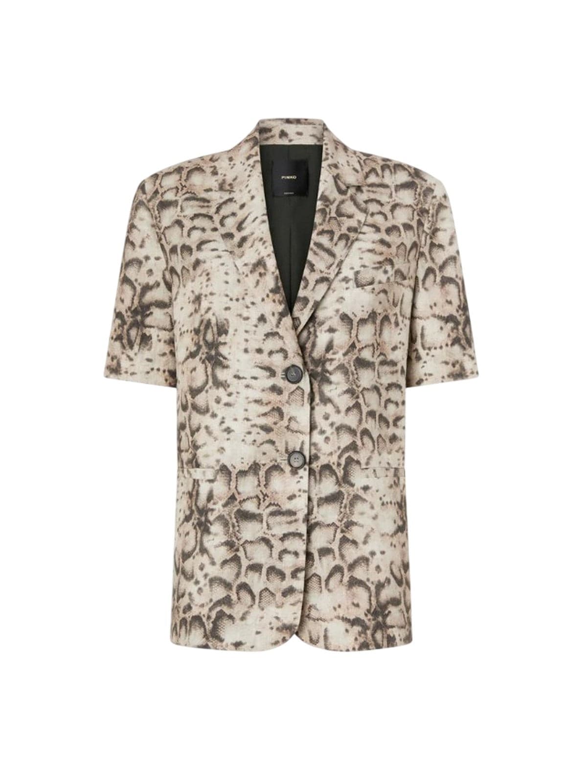 Pinko giacche donna pinko - brindisi giacca tela di lino - beige - 5