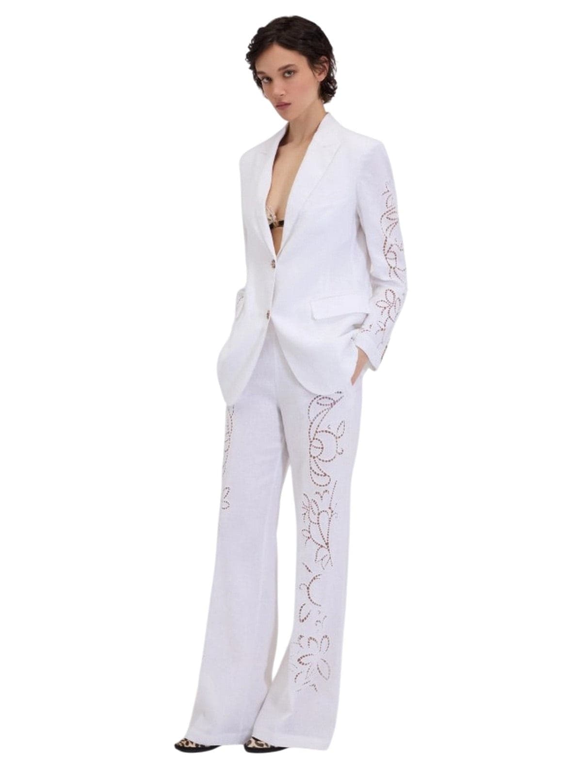 ERMANNO SCERVINO giacche donna ermanno scervino - blazer - bianco - 2