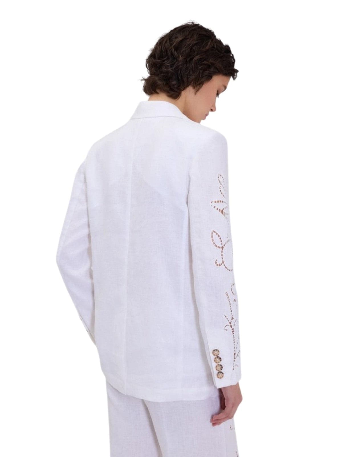 ERMANNO SCERVINO giacche donna ermanno scervino - blazer - bianco - 4