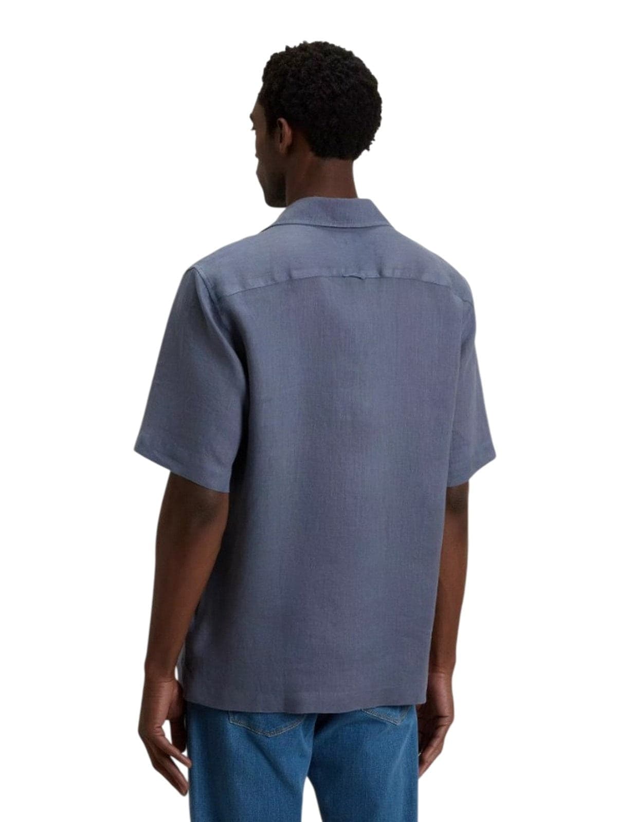 Woolrich altro (camicie) uomo woolrich - s/s linen shirth slate black - n.d. - 4