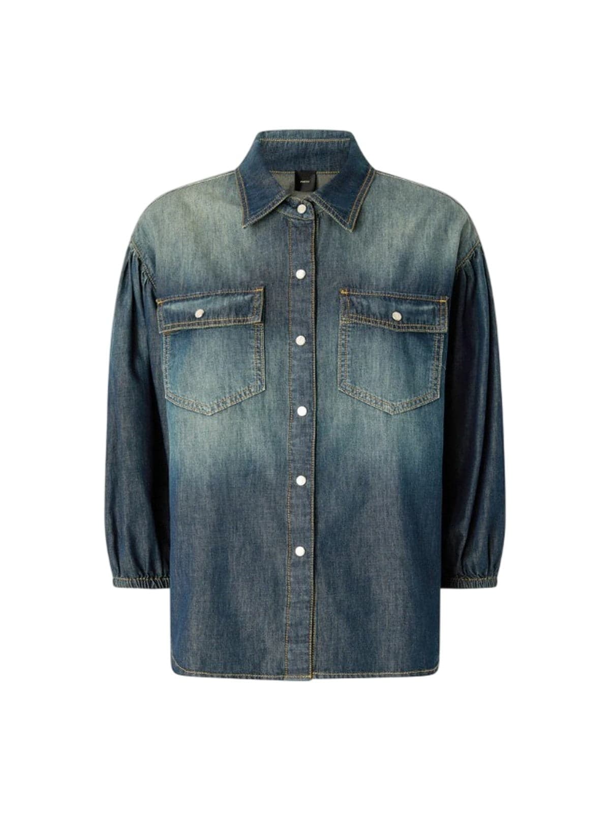 Pinko camicie donna pinko - danae camicia light denim - denim - 5