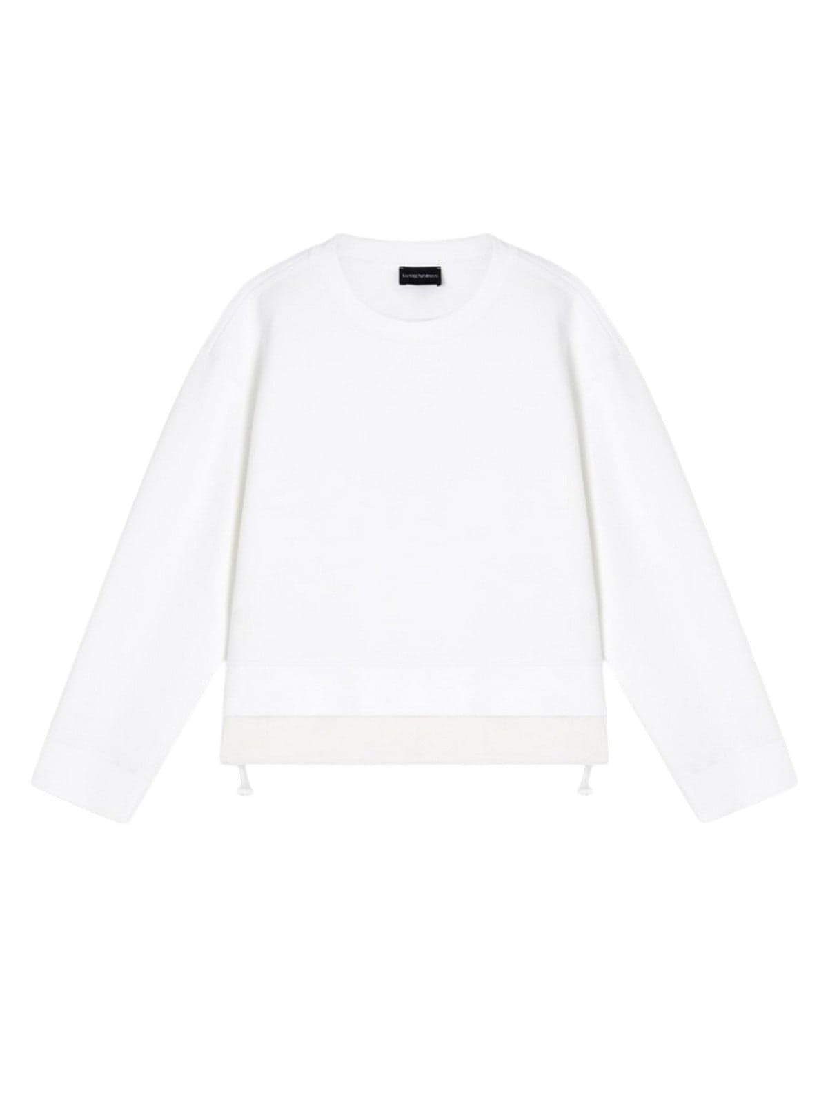 EMPORIO ARMANI felpe senza cappuccio donna emporio armani - felpa sweatshirt - bianco - 5