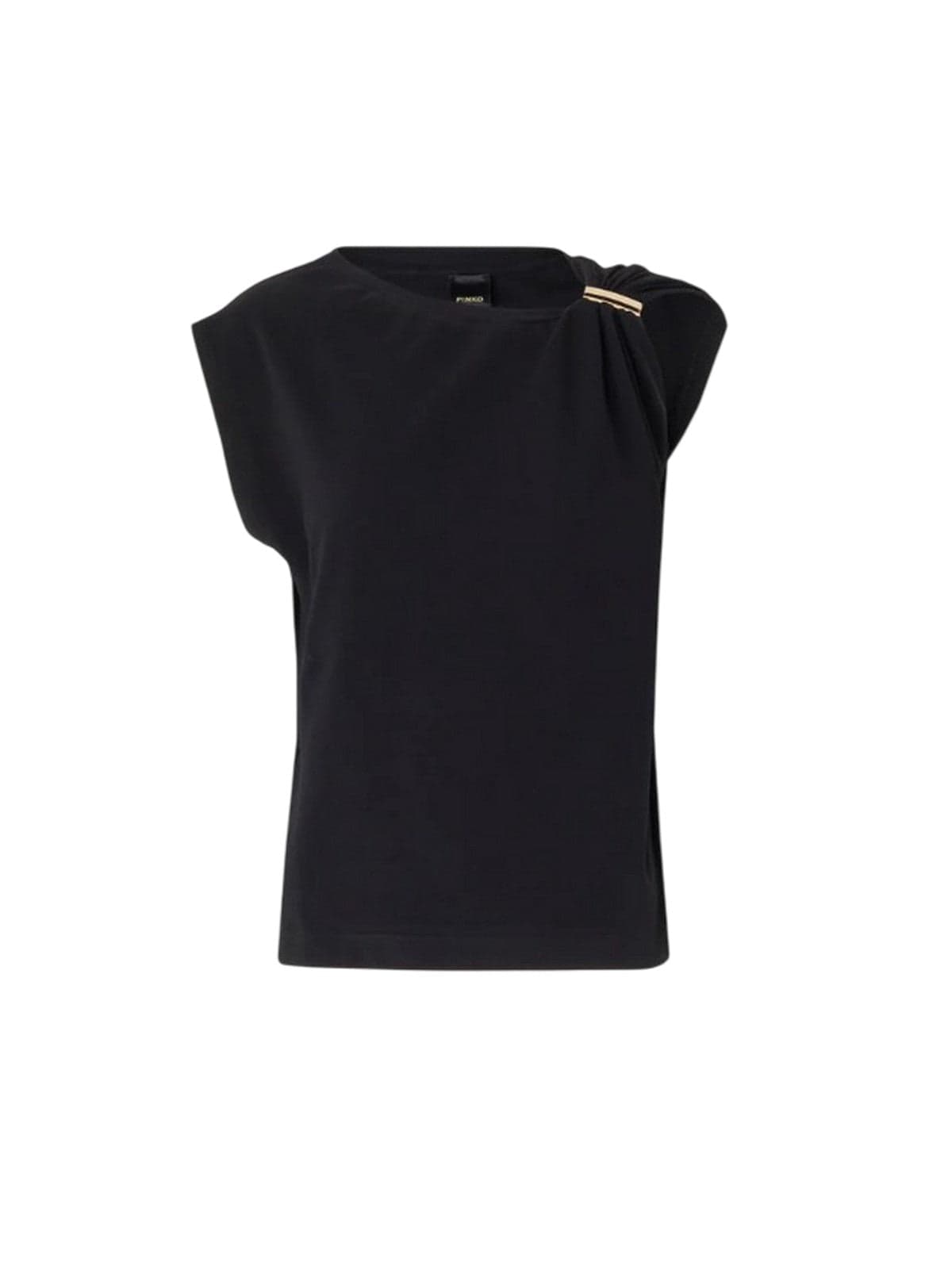 Pinko maglie donna pinko - melody maglia jersey cotone - nero - 5