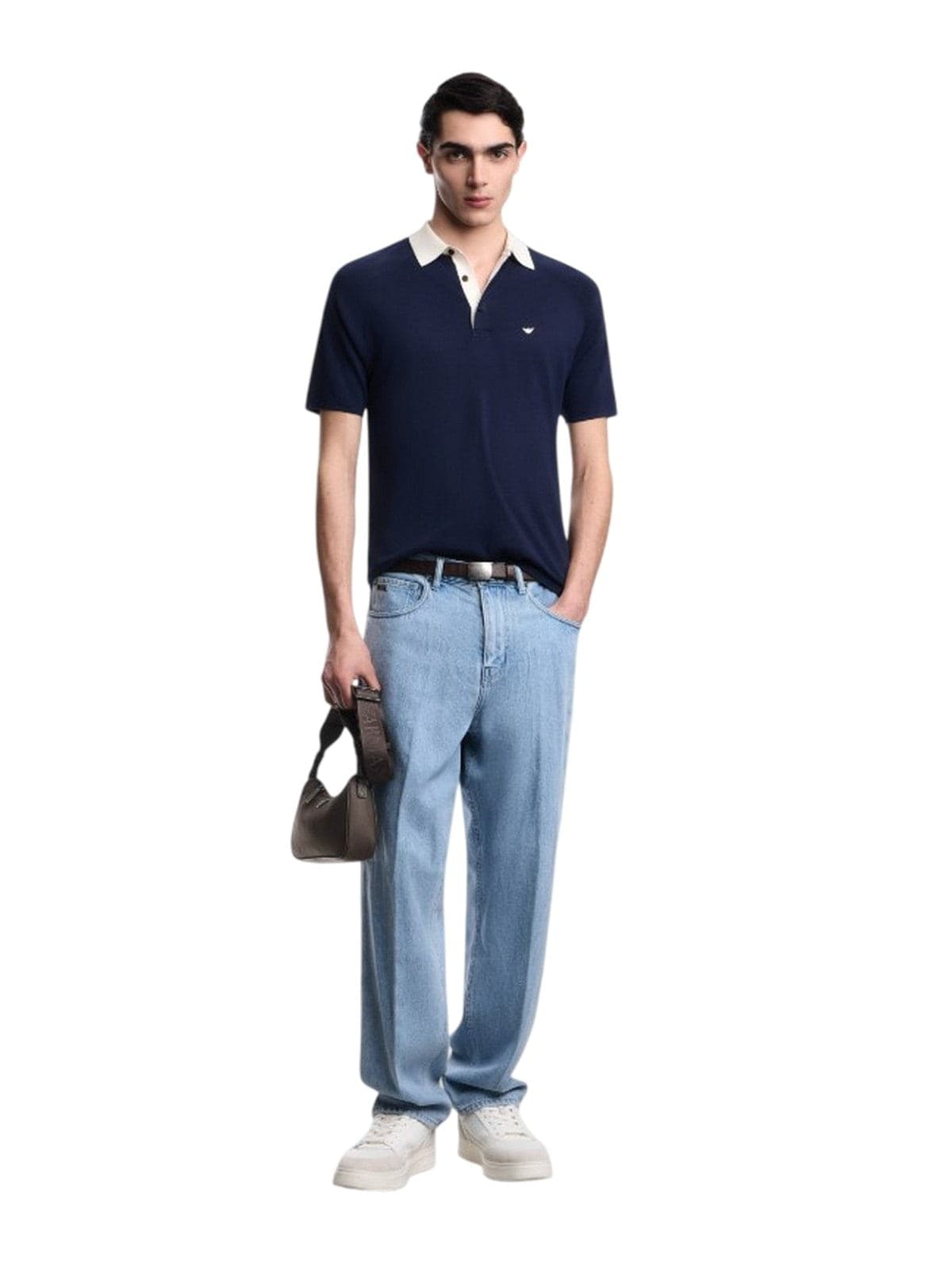 EMPORIO ARMANI maglie uomo emporio armani - pullover naval academy - blu - 2