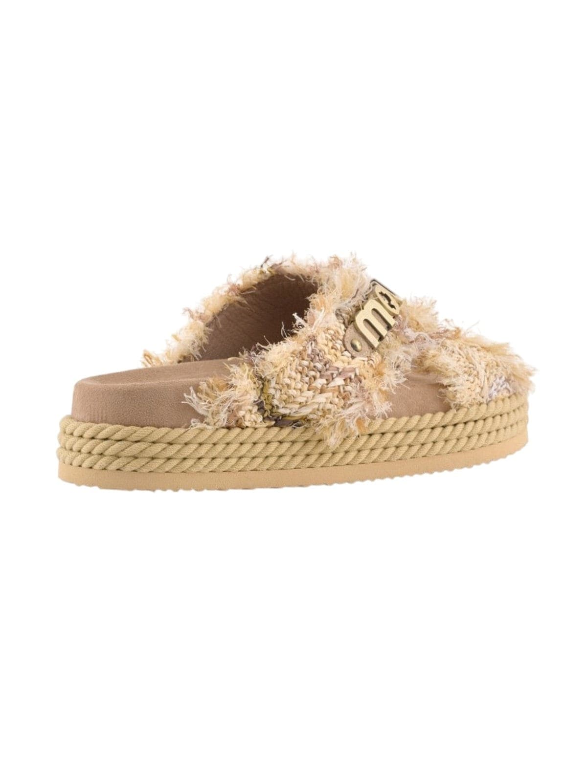 MOU sandali donna mou - criss-cross rope sandal raffia - marrone - 3