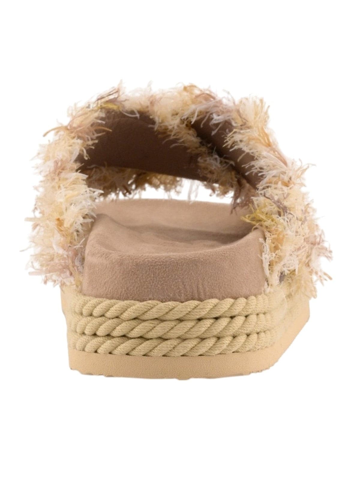 MOU sandali donna mou - criss-cross rope sandal raffia - marrone - 4