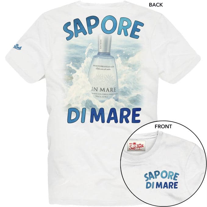 MC2 SAINT BARTH  T-shirt con stampa frontale e posteriore PRL0002-04450L - 2
