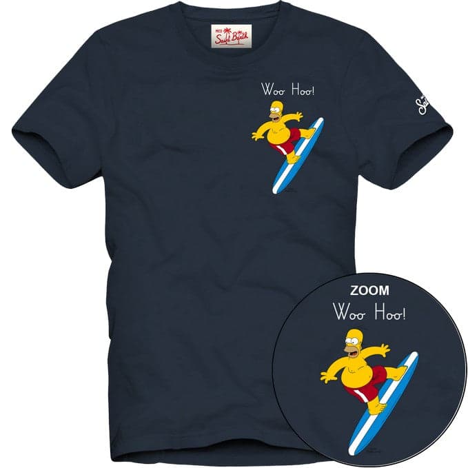 MC2 SAINT BARTH  T-shirt con stampa frontale POT0001-04476L - 2