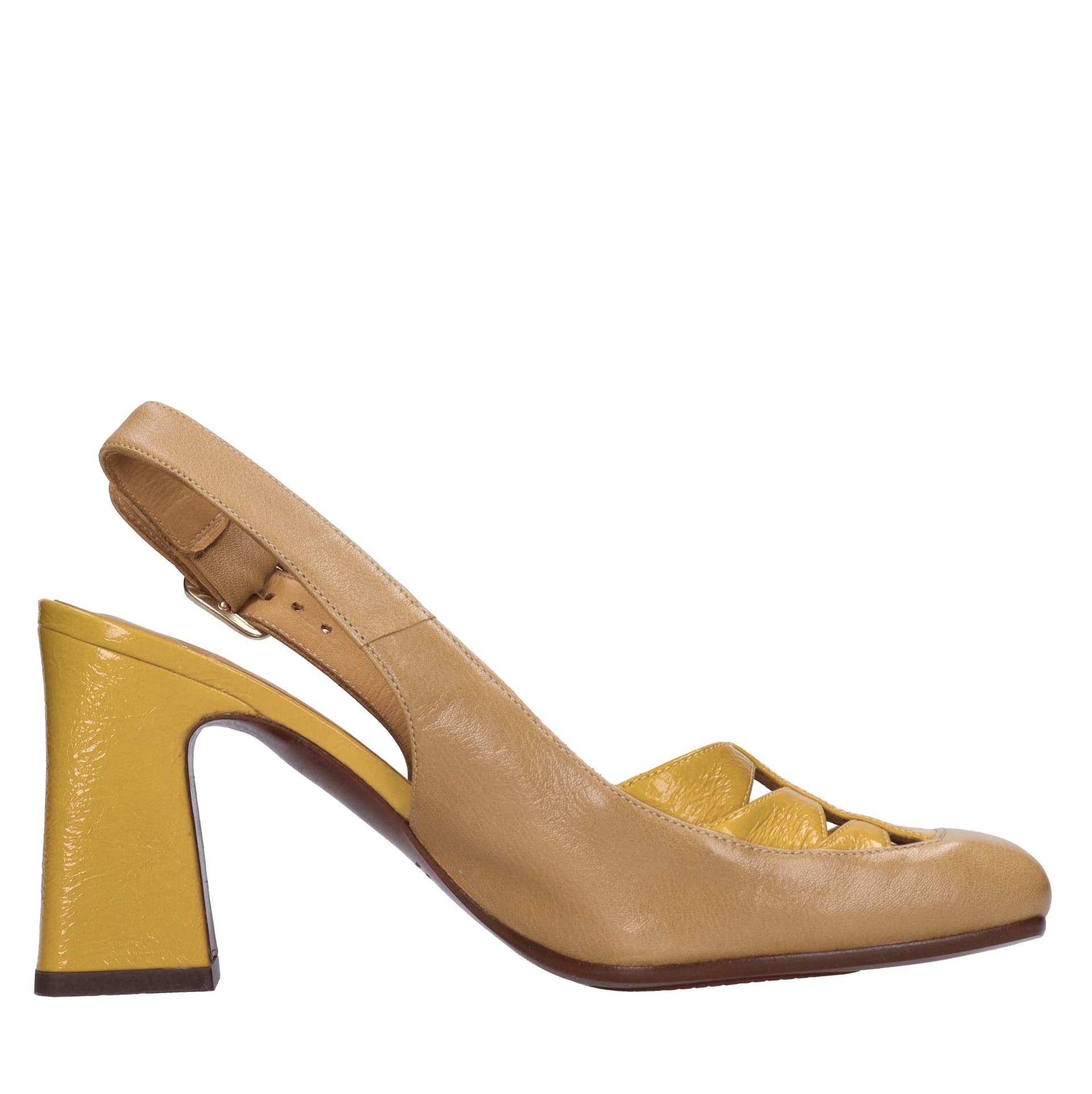 Chie Mihara  Scarpe con Tacco Giallo - 3